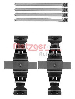 Set accesorii, placute frana MERCEDES-BENZ W212/W221 05-