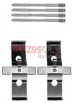 Set accesorii, placute frana VW TOUAREG (7LA/7L6/7L7)