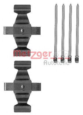 Set accesorii, placute frana MERCEDES-BENZ CLS (C219/R171) 04-11