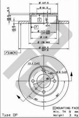 Disc frana