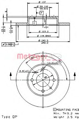 Disc frana