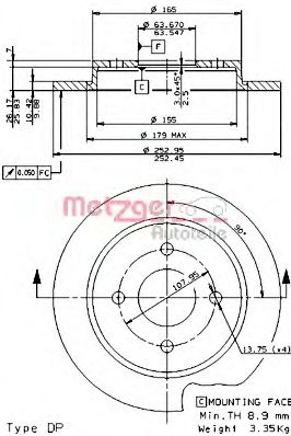 Disc frana