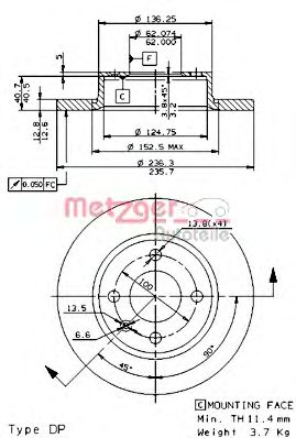 Disc frana