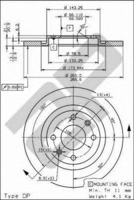 Disc frana