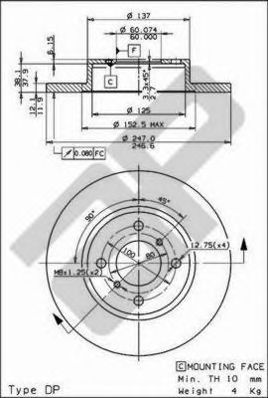 Disc frana