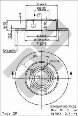 Disc frana