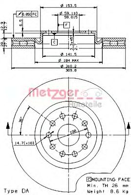 Disc frana