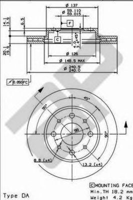 Disc frana