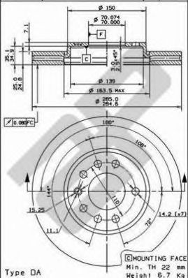 Disc frana