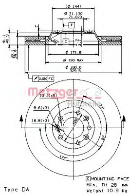 Disc frana