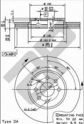 Disc frana