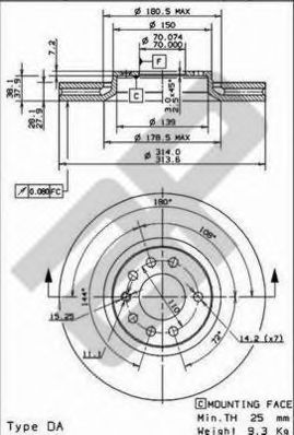 Disc frana