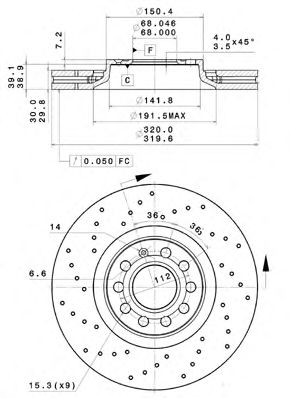 Disc frana