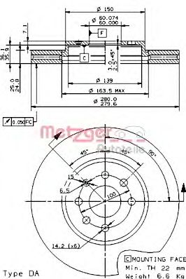 Disc frana