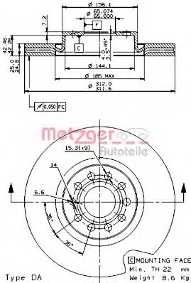 Disc frana