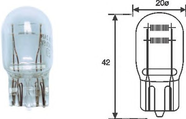 Bec, lampa spate; Bec incandescent