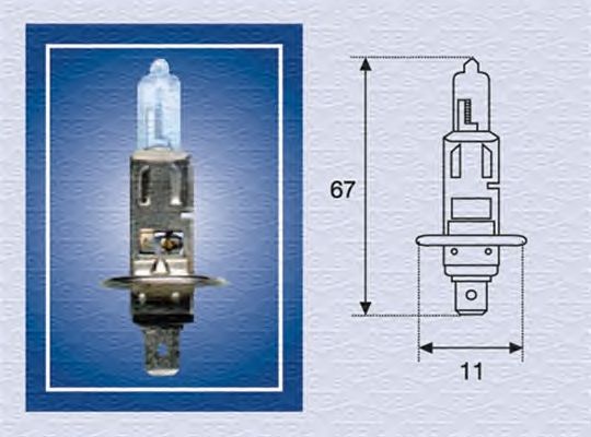 Bec incandescent H1 24V/70W