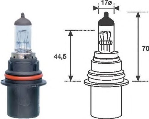 Bec incandescent HB1 12V/65/45W