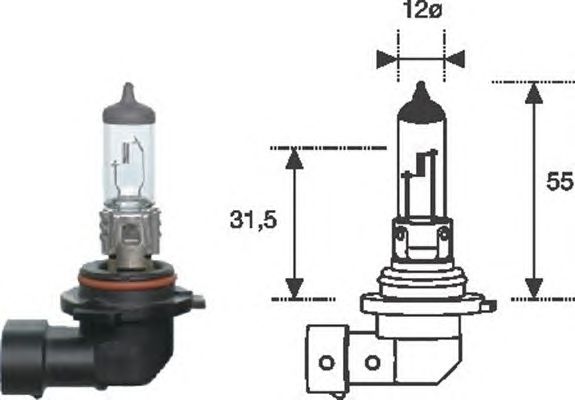 Bec far faza lunga HB4 12V/51W