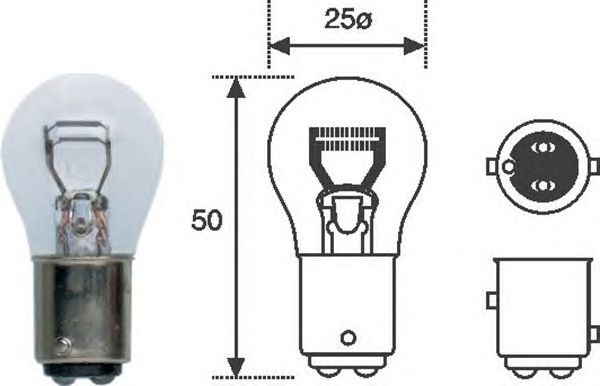 Bec semnalizator P21/5W 12V/21/5W