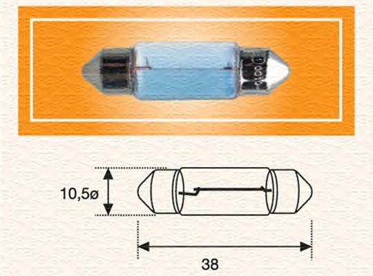 Bec, iluminare numar circulatie; Bec, lumini interioare; Bec incandescent