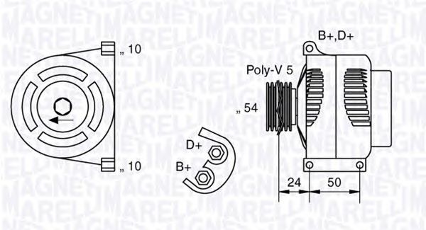 Generator / Alternator FIAT 500 1.2