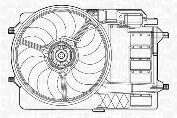 Ventilator, radiator