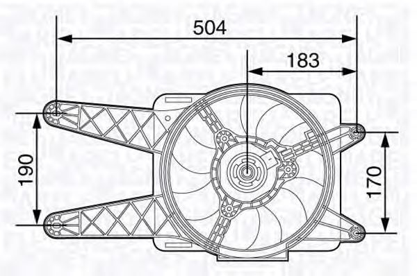 Ventilator, radiator