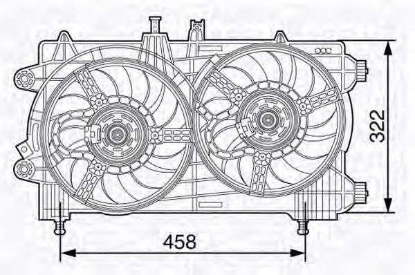 Ventilator, radiator