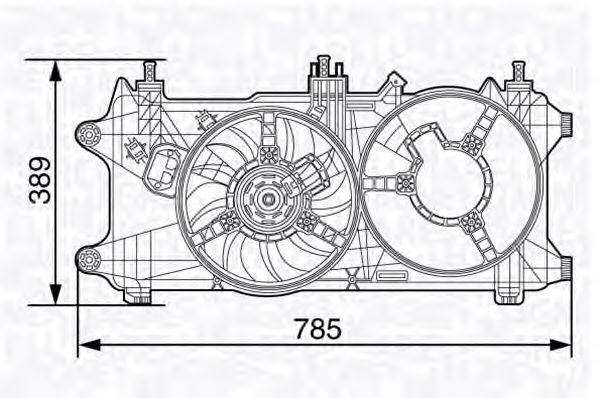 Ventilator, radiator