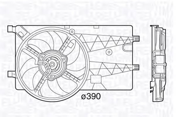 Ventilator, radiator