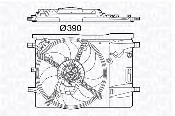 Ventilator, radiator