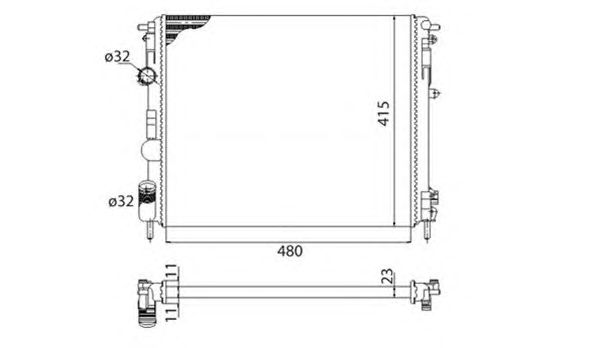 Radiator, racire motor