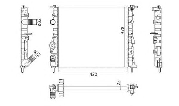 Radiator, racire motor