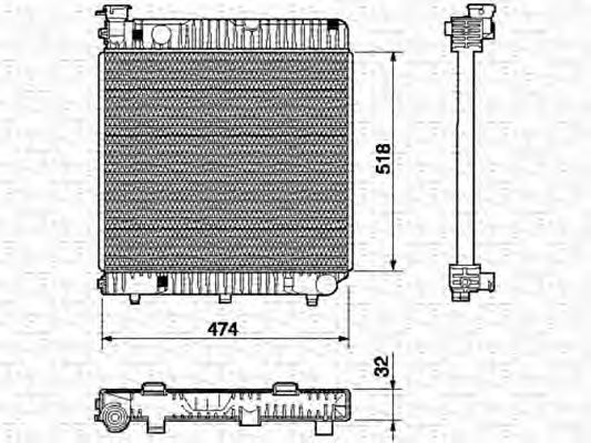 Radiator, racire motor MERCEDES-BENZ