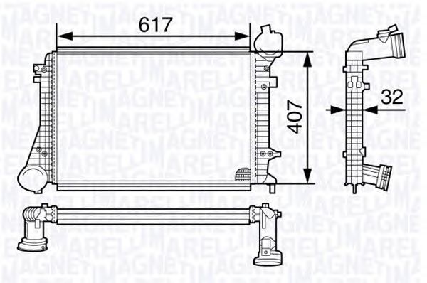 Intercooler, compresor