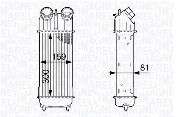 Intercooler, compresor