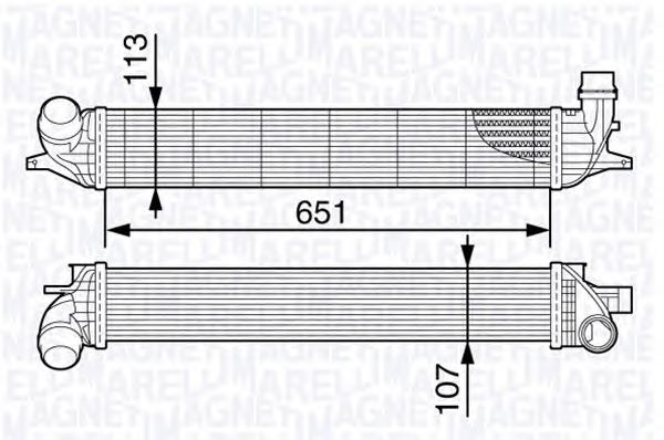 Intercooler, compresor