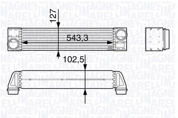 Intercooler, compresor