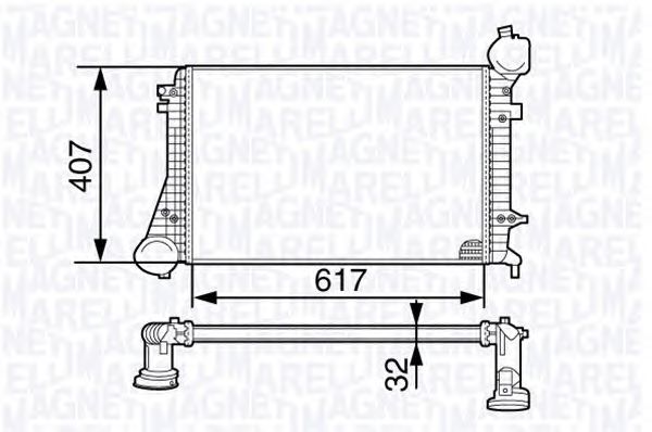 Intercooler, compresor