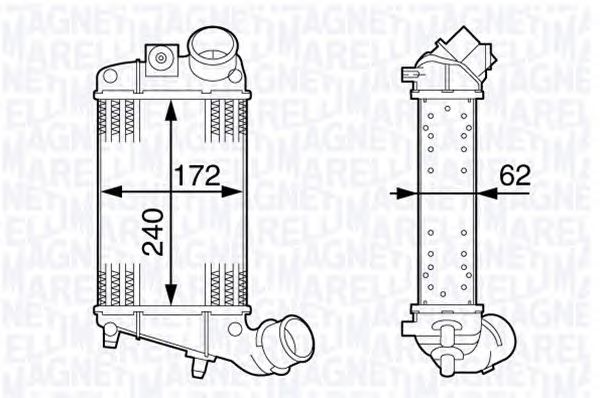 Intercooler, compresor