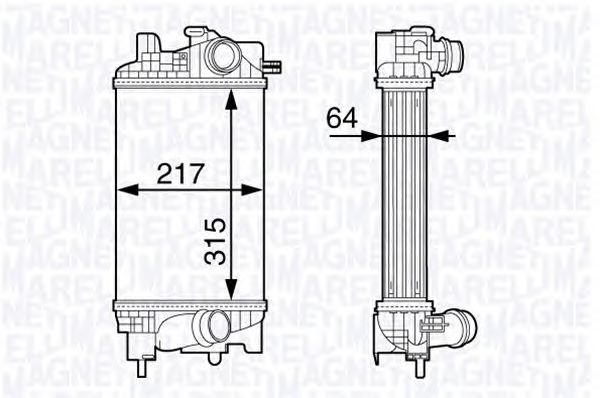 Intercooler, compresor