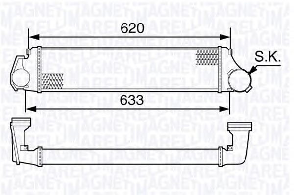 Intercooler, compresor