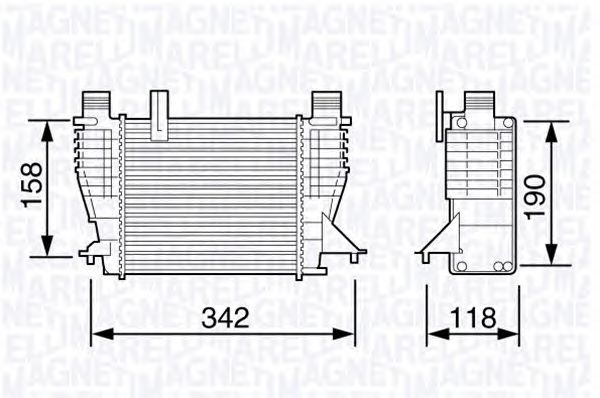 Intercooler, compresor