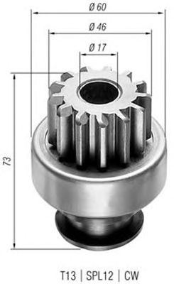 Pinion electromotor