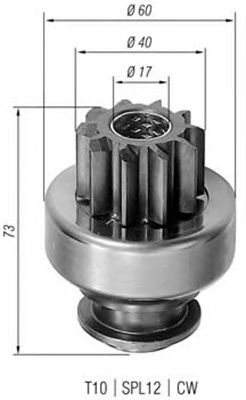 Pinion electromotor