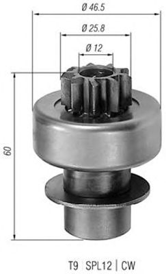 Pinion electromotor