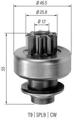 Pinion electromotor PEUGEOT