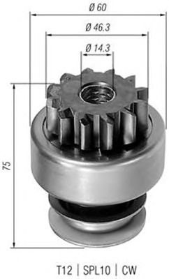 Pinion electromotor FORD