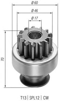 Pinion electromotor FORD